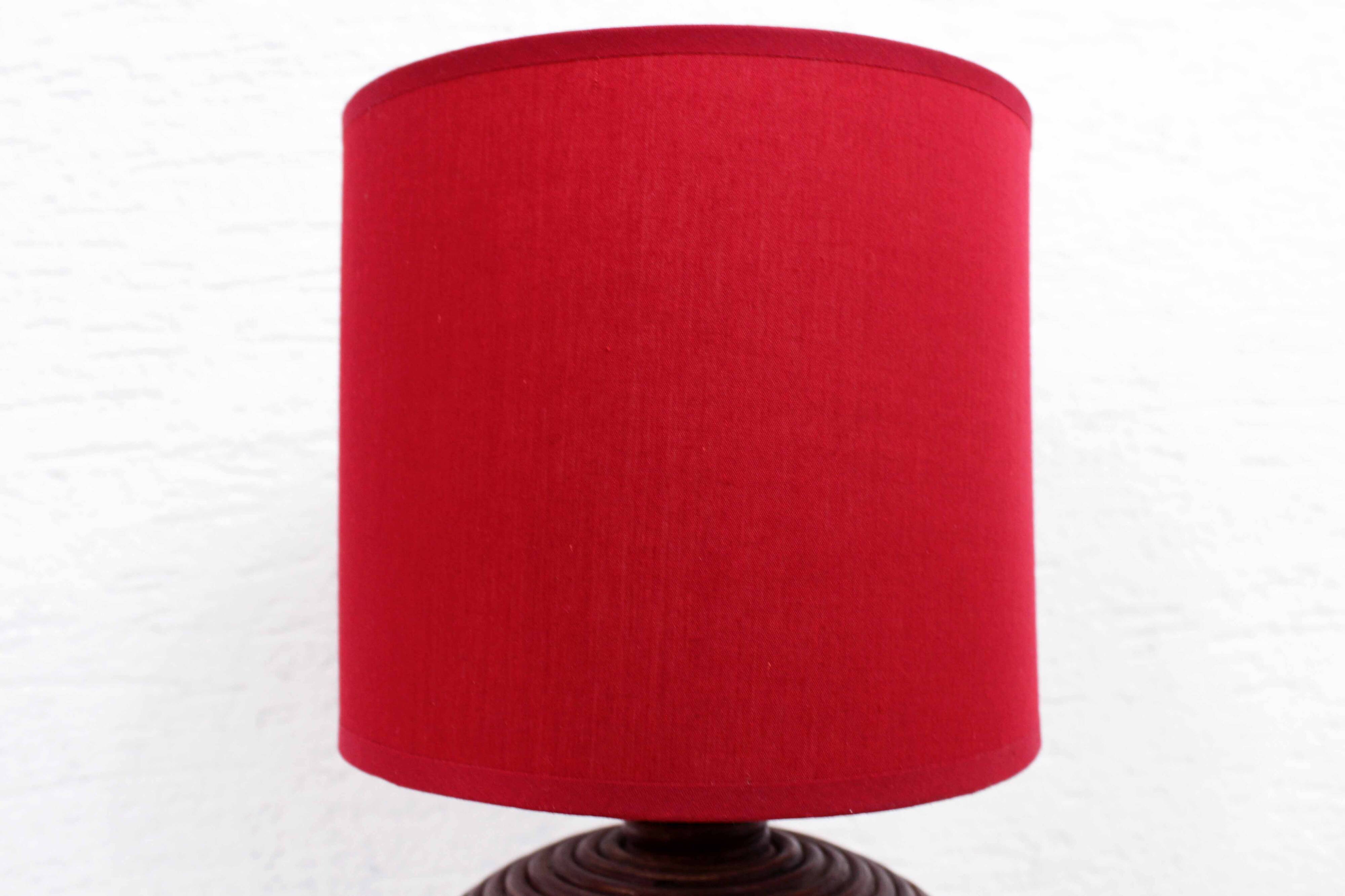 Rattan table lamp