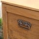 Small antique wooden chest – sandblasted