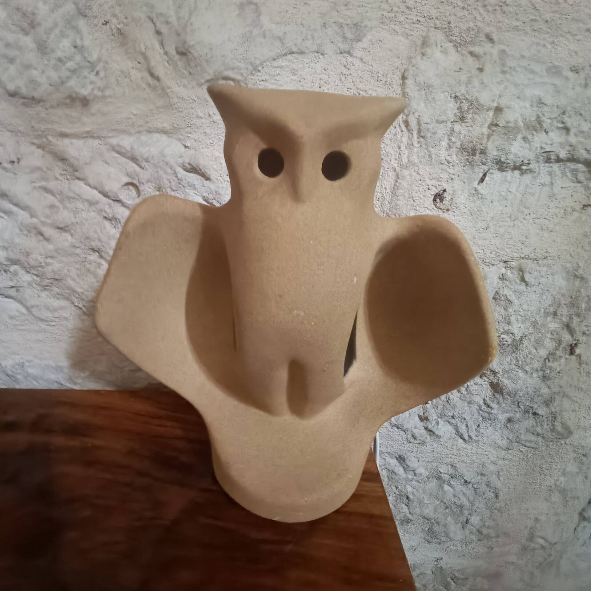 Zoomorphic lamp, owl, seventies