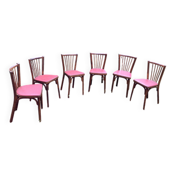 Lot de 6 chaises vintage