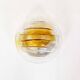 Large muranoglass flush mount light by AV Mazzega