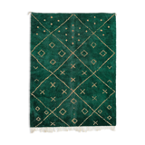 Modern Moroccan carpet green contemporary art 240x340cm