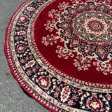 Round oriental rug