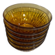 Vintage Vereco amber bowls