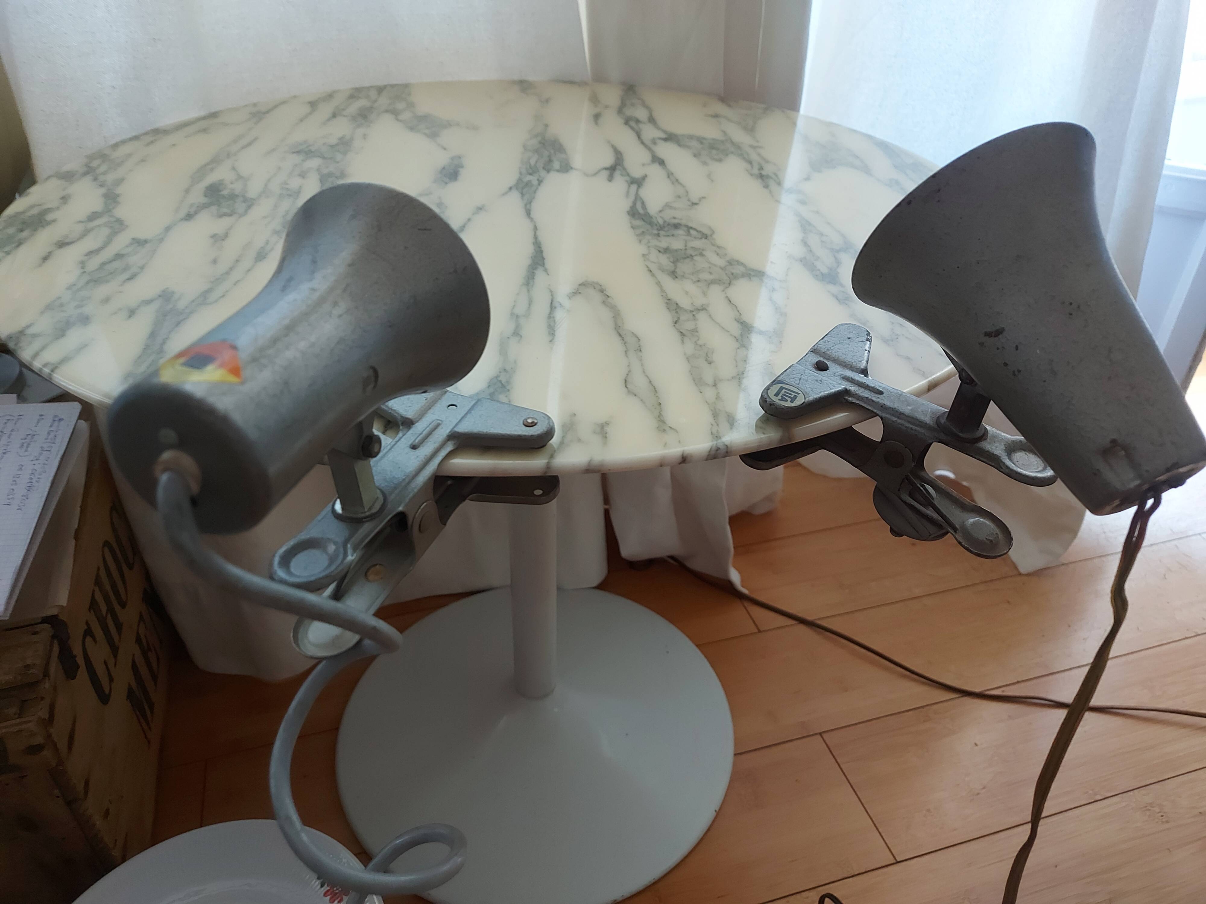 Two vintage spots with pliers Lita