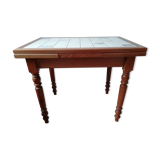 Wooden tile table