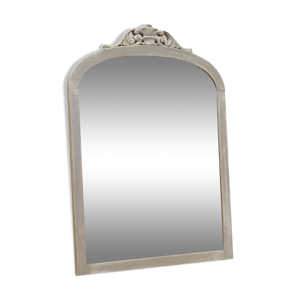 Miroir dans cadre en pin années