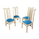 Chaises vintage et design en marbre blanc