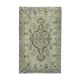 Handwoven turkish 1980s 167 cm x 262 cm blue rug