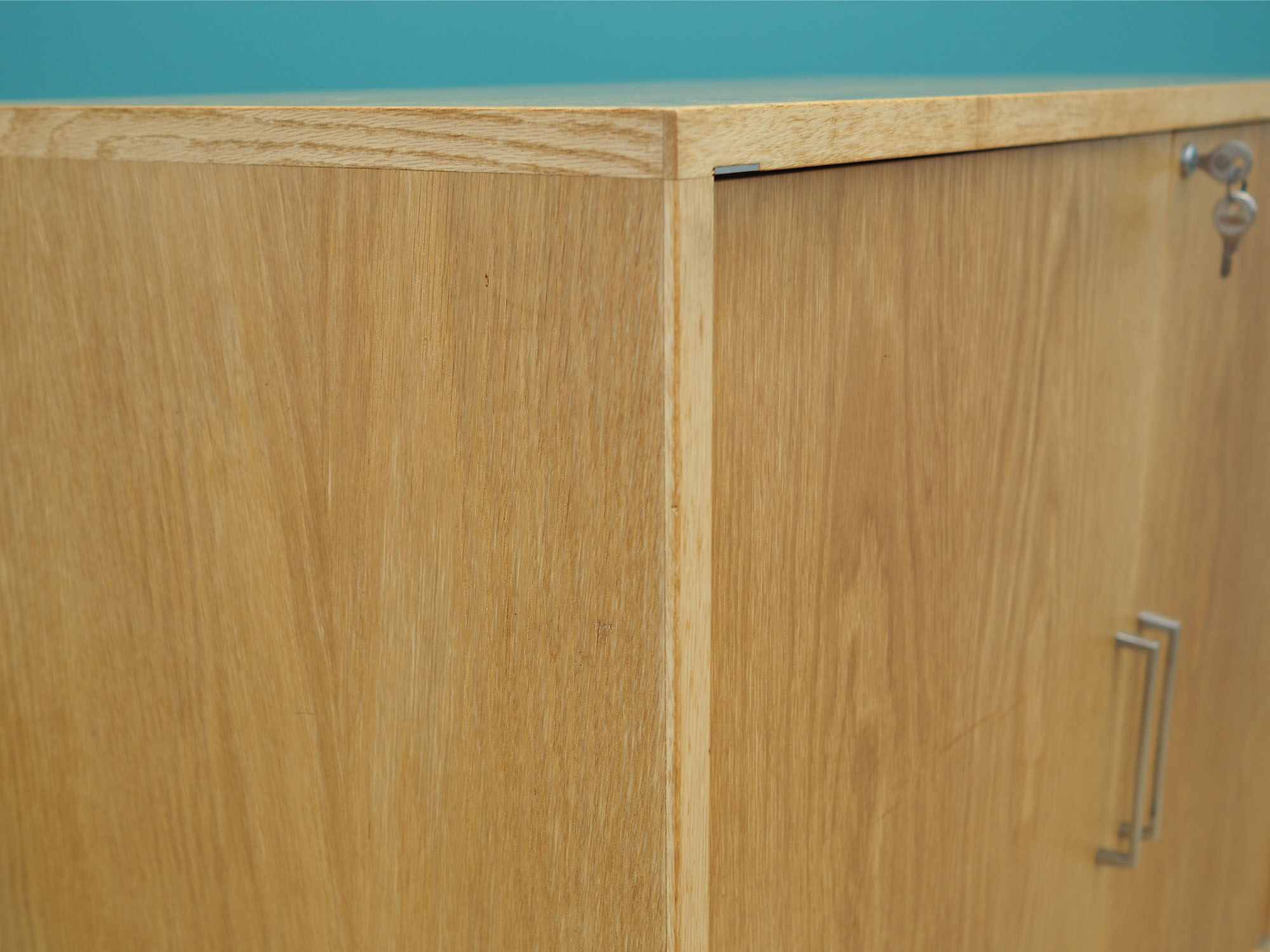 Oak cabinet, 1970s, Danish design, manufactured by BS Møbelfabrik