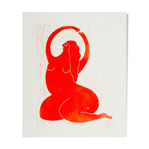 Linogravure mata Hari