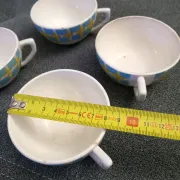 Lot de 4 tasses Trèfles d'or