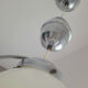 Vintage ball chandelier, antique light fixture, pendant light.
