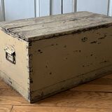 Large wooden chest, storage trunk