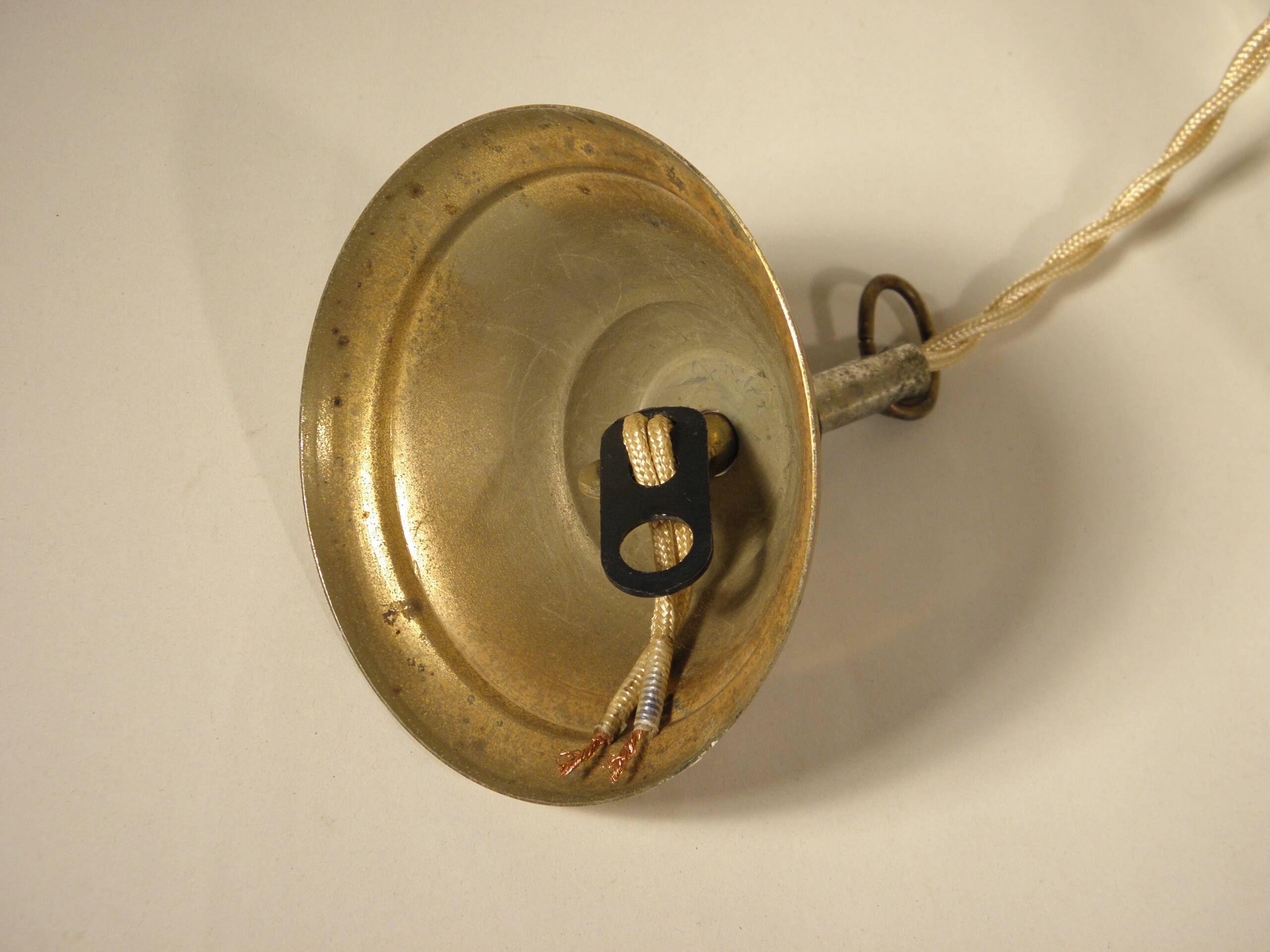 60s glass pendant light