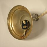 60s glass pendant light