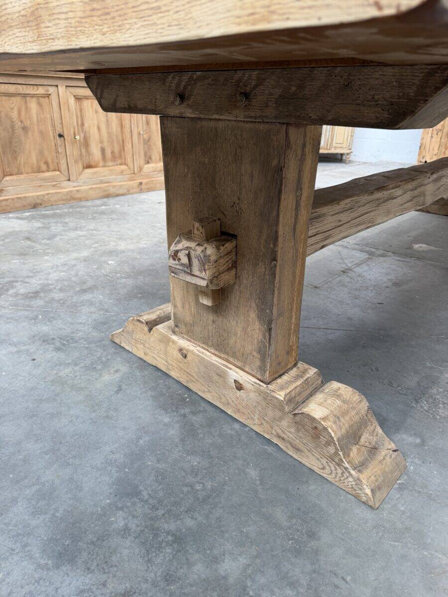 Immense table de ferme en chêne massif
