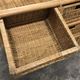 Dresser vintage Wicker/rattan and bamboo 2 large and 2 small drawers