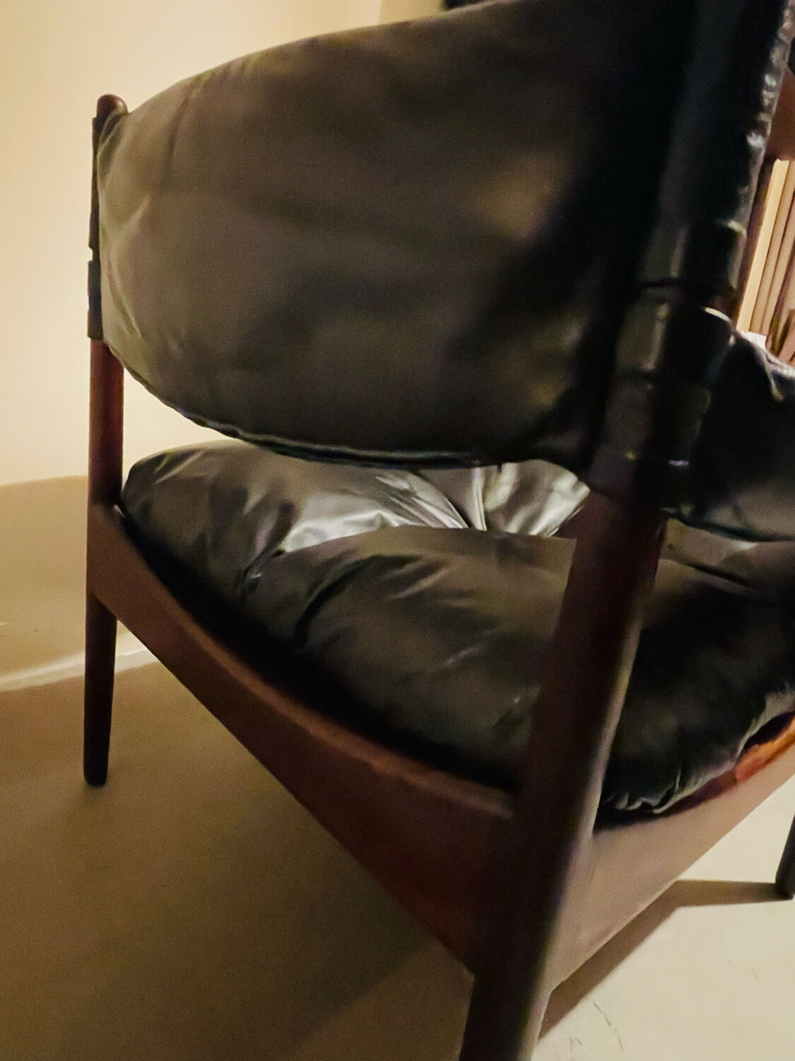 Fauteuil en palissandre par Kristian Vedel