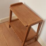 1970 solid oak console