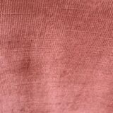 Pink velvet convertible chair