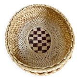 Vintage wicker storage basket