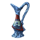 Italian enameled ceramic pitcher / vase - L'Arc d'Auguste.