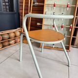 Hitier school chair in metal and wood