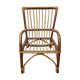 Toddler armchair bamboo and rattan, vintage, years 60