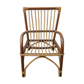 Toddler armchair bamboo and rattan, vintage, years 60