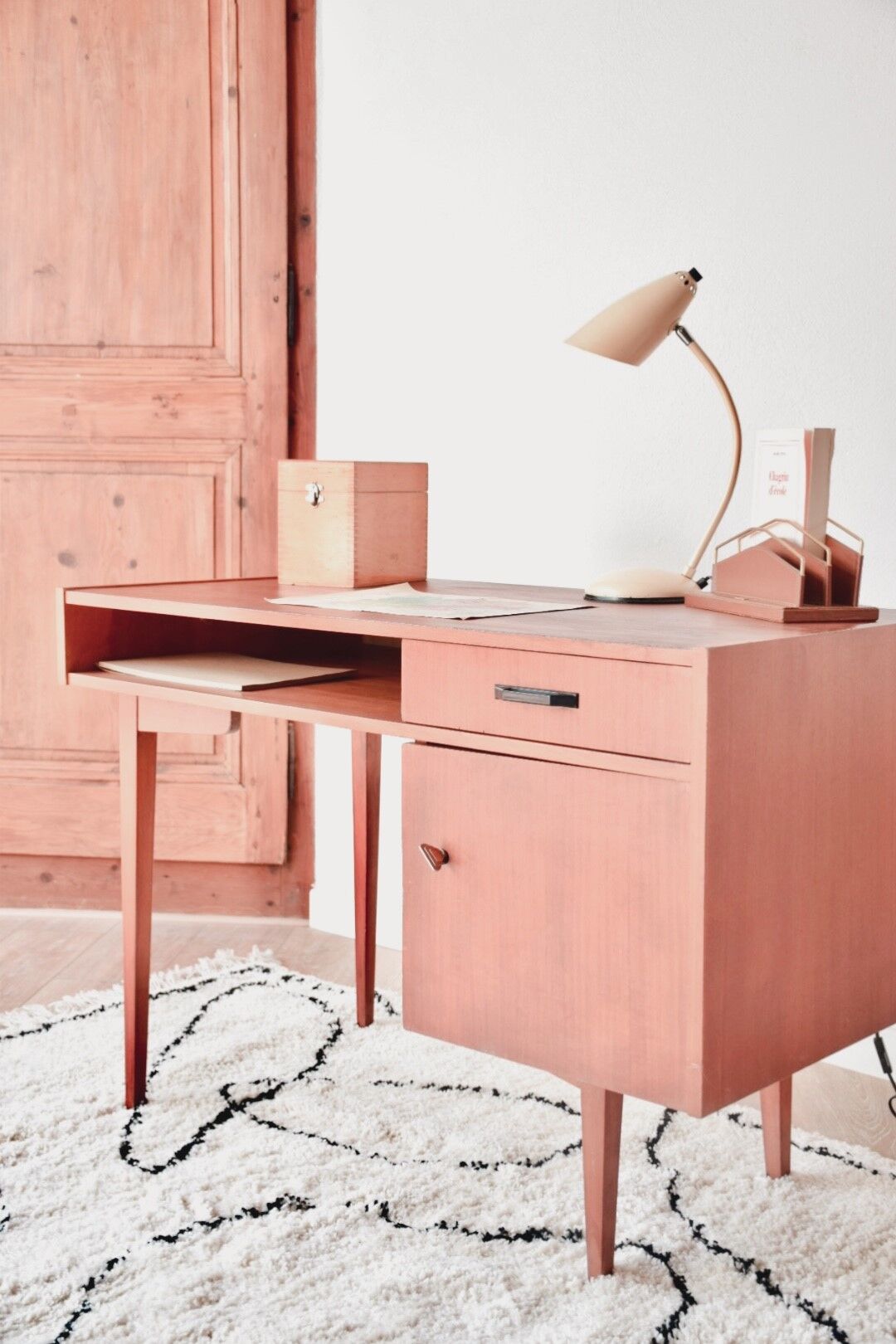 Bureau scandinave en teck années 50 / 60