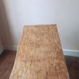 Solid wood and cast iron desk/Singer sewing machine table/entrance console/bathroom furniture