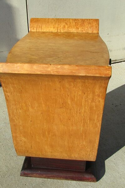 Console from the 1950s, mahogany and Sycamore
