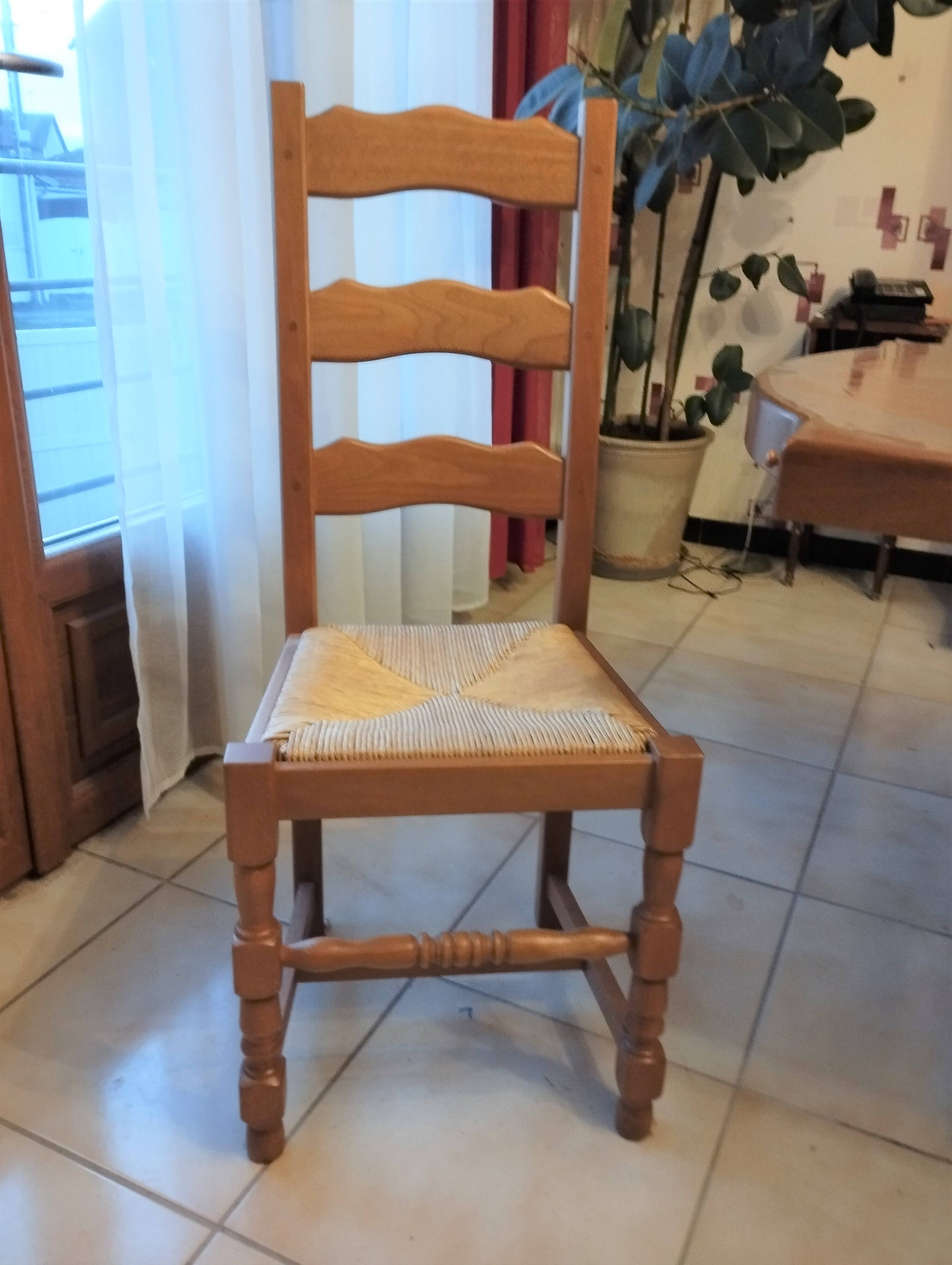 Dining table and its chairs