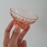 Lot de 10 coupelles style rosaline