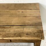Solid wood farm table
