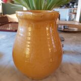 Vintage enamelled ceramic pitcher