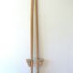 Paire d'échasses vintage en bois