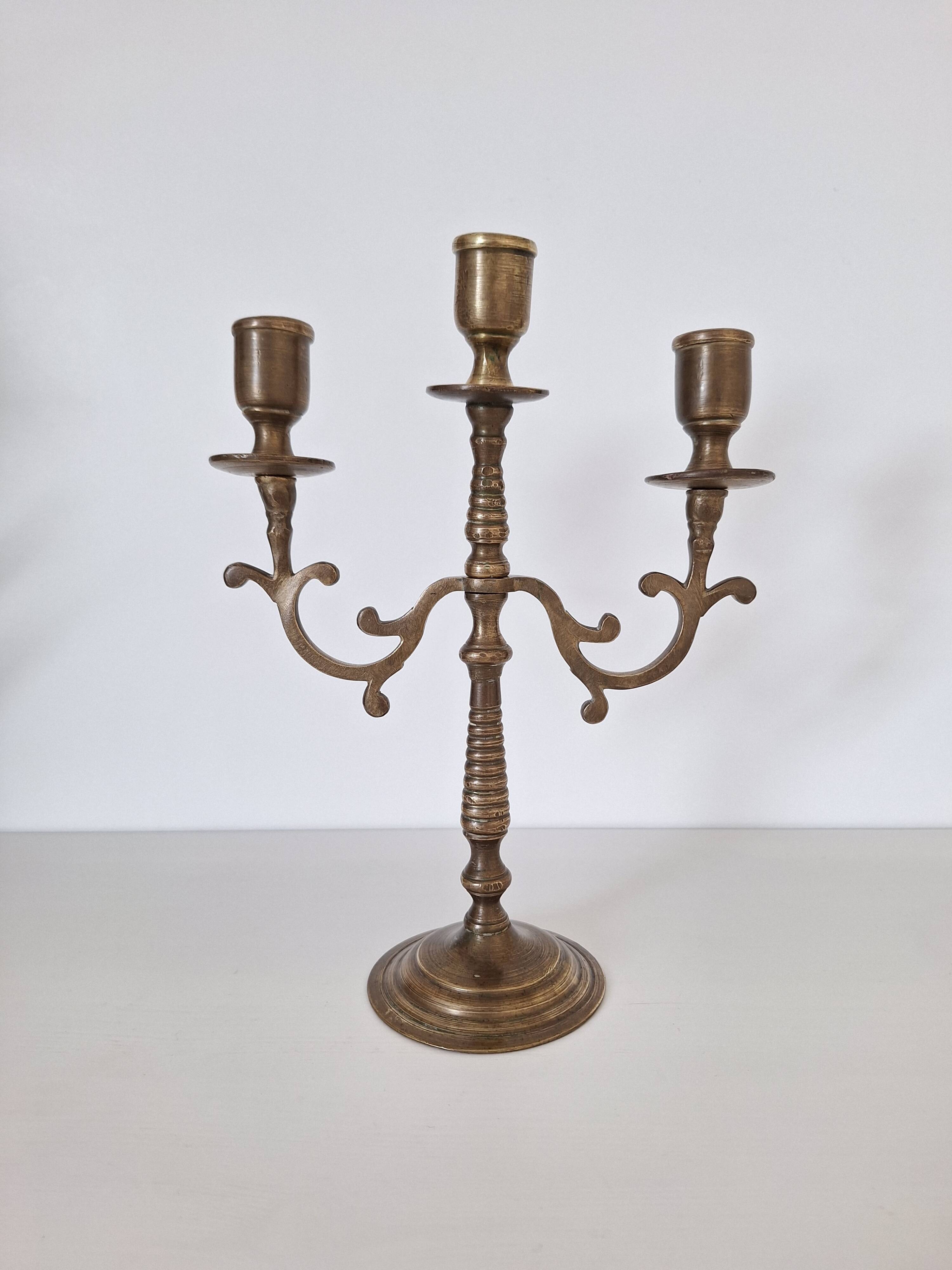 Vintage brass candlestick