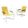 Mid-century Modern German Mauser stackable garden chairs, set of 3.
