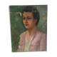 Portrait ancient oil on canvas