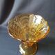 Art Deco period vase half-crystal amber - Luxval Val Saint Lambert