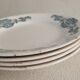 4 assiettes terre de fer Longchamp Lutèce