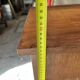 Vintage 1950s desk in light wood – compass base
