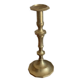 Large brass candle holder