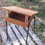 Tilting school desk