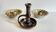 3 Bougeoirs Céramique Artisanale Vintage