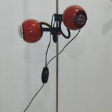 Vintage red eye ball floor lamp