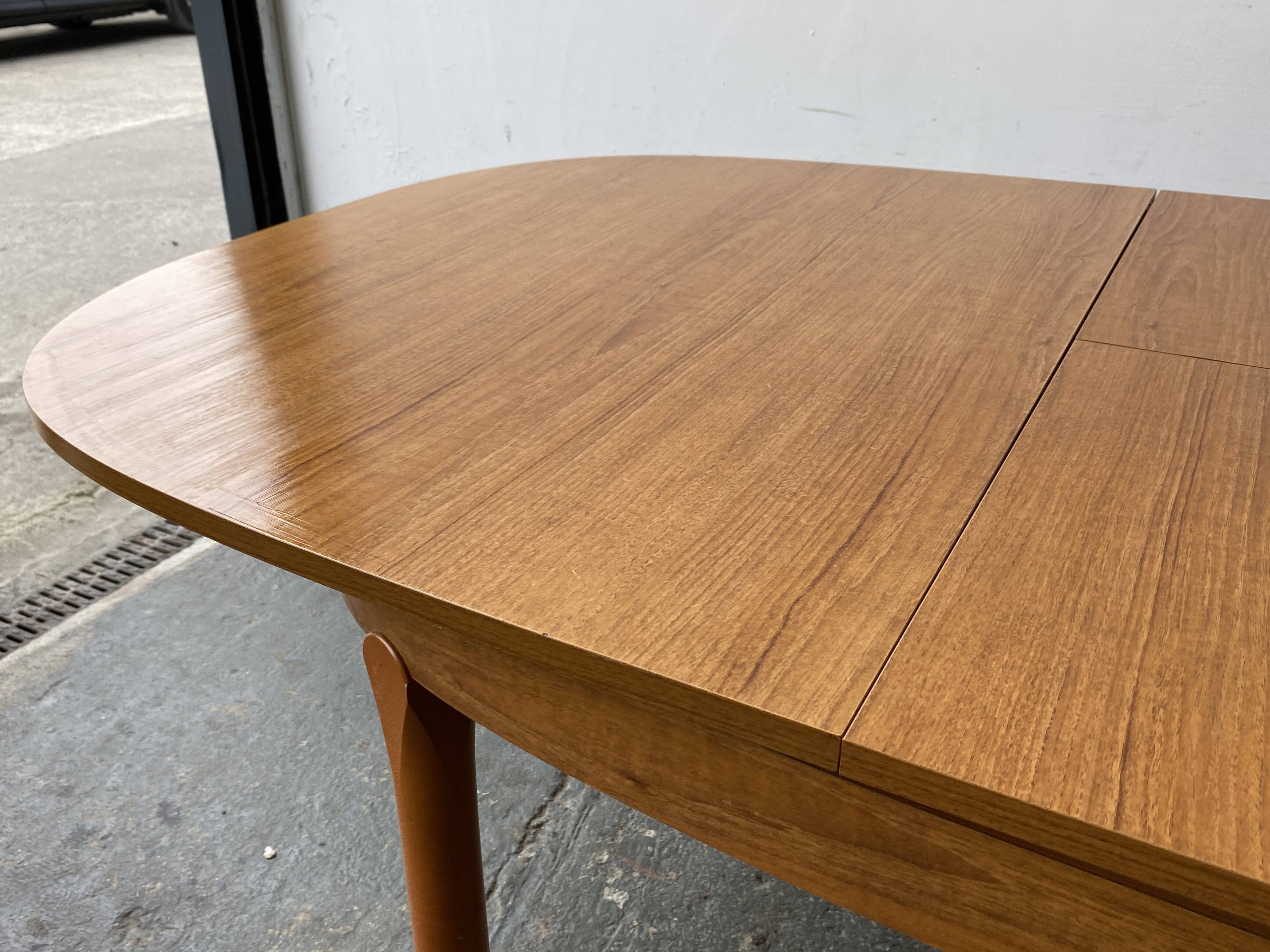 Mid-Century large dining table by Schreiber Furniture