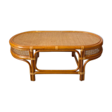 Vintage rattan coffee table